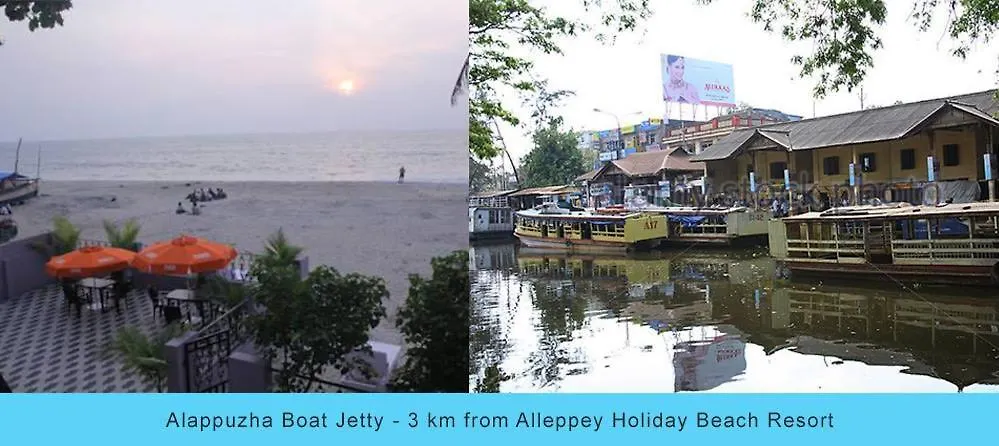 酒店 阿勒皮假日海滩度假村 Alappuzha