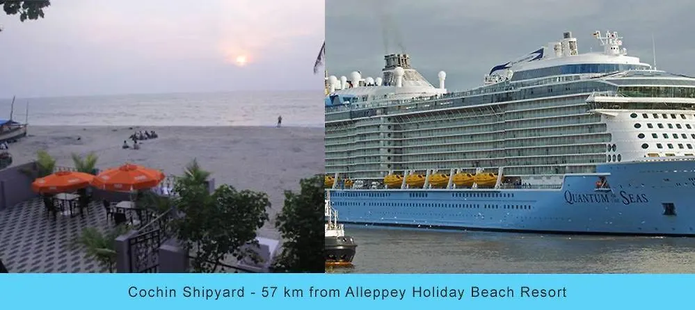 阿勒皮假日海滩度假村 Alappuzha